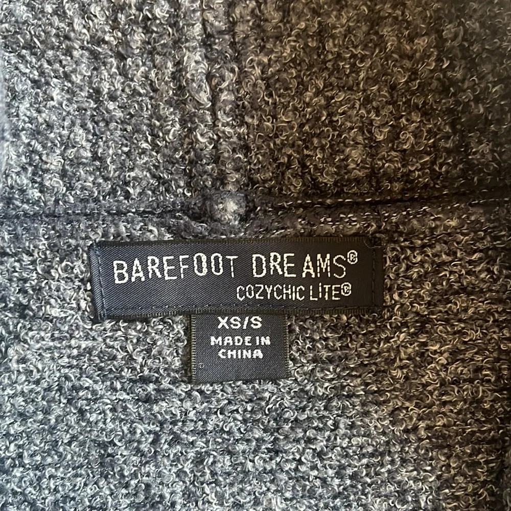 BAREFOOT DREAMS CozyChic Lite Circle Cardigan Blue - Picture 10 of 11